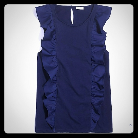 J. Crew Tops - 🆕J.Crew Ruffle Front Blouse